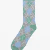 Groomsmen Socks - Blue Argyle
