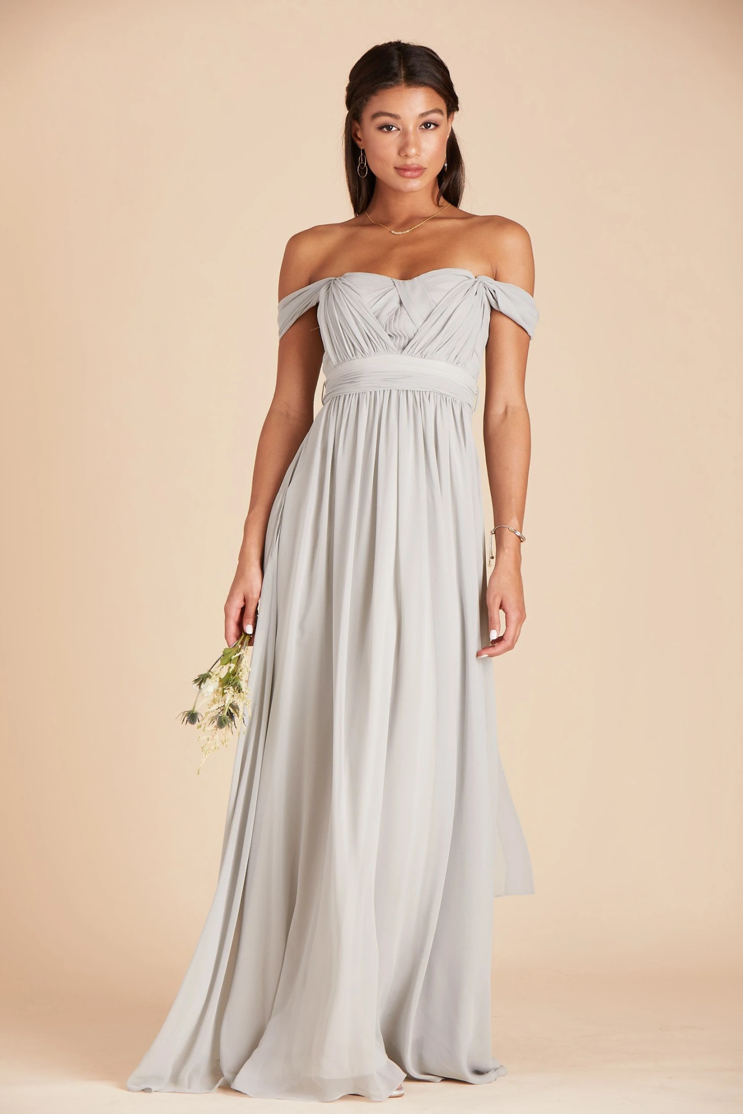 Grace Convertible Dress - Dove Gray - Image 12