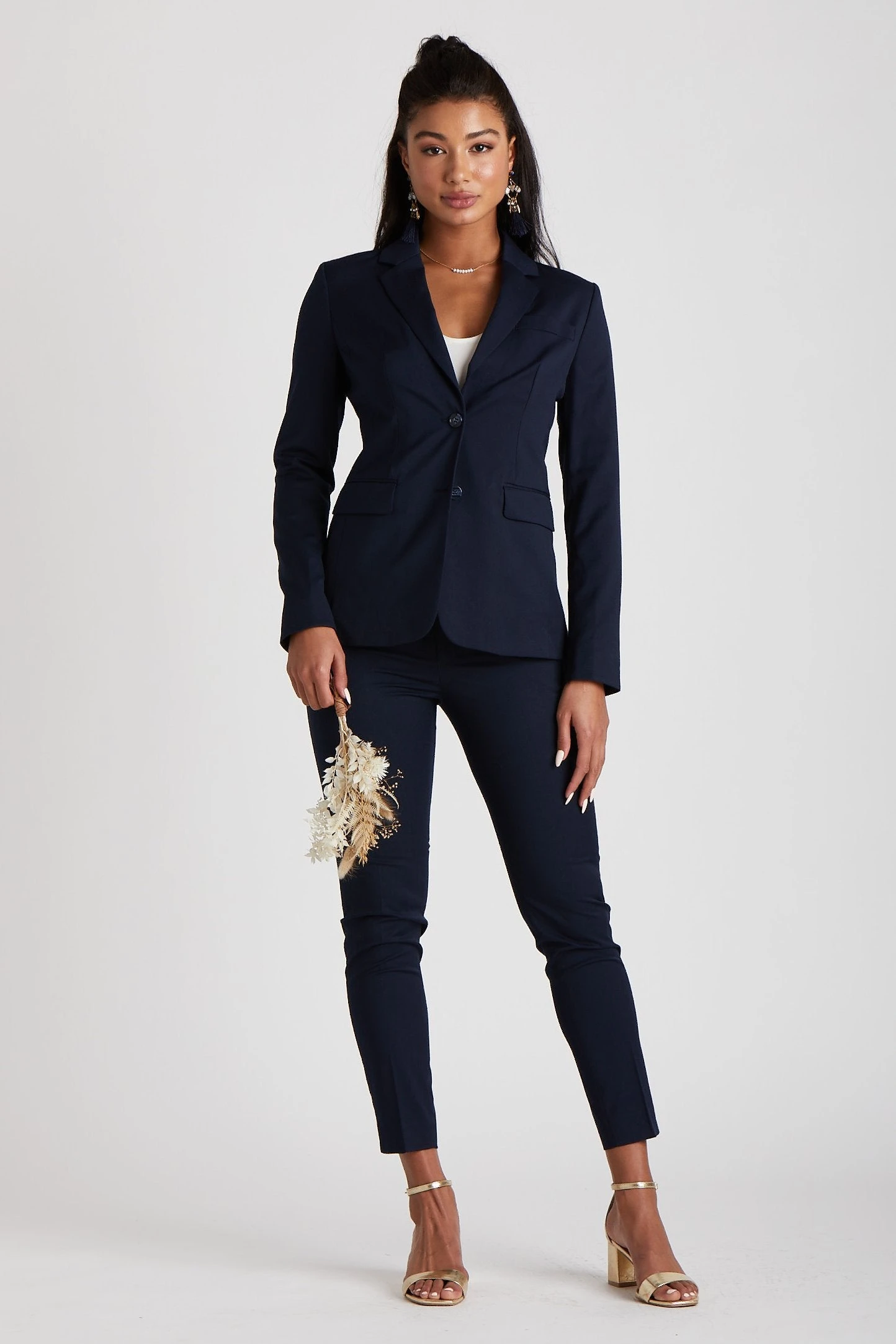 Women's Navy Blue Suit By SuitShop - Image 2
