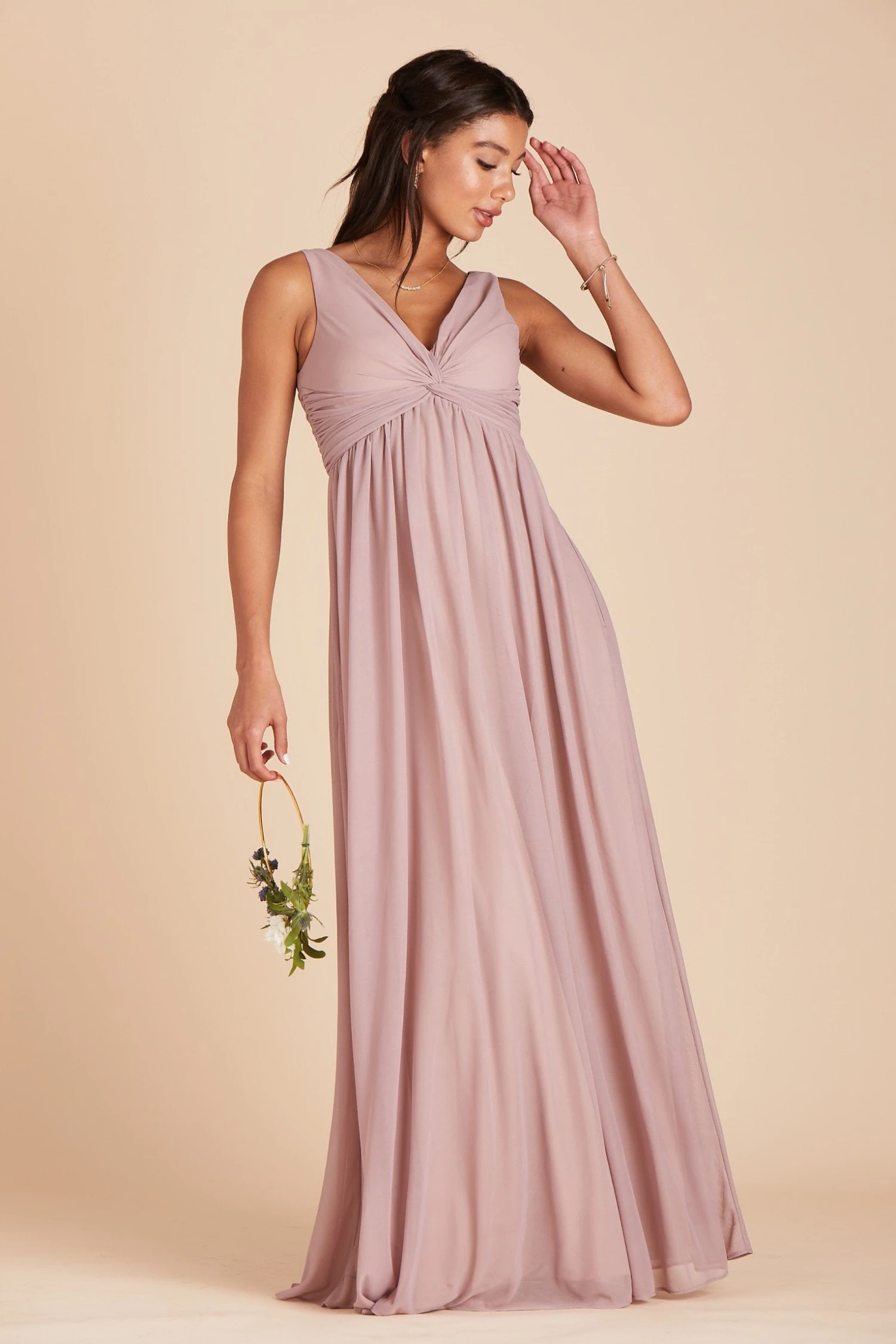 Lianna Dress - Mauve - Image 6