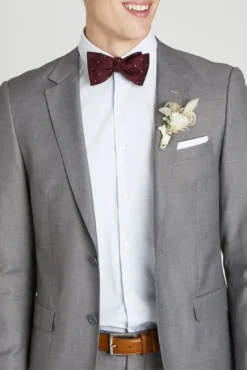 Daniel Bow Tie - Cabernet Dot