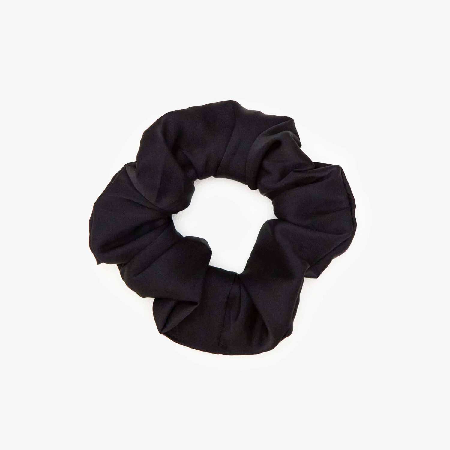Cat Satin Scrunchie - Black