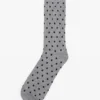 Groomsmen Socks - Polka Dot Grey