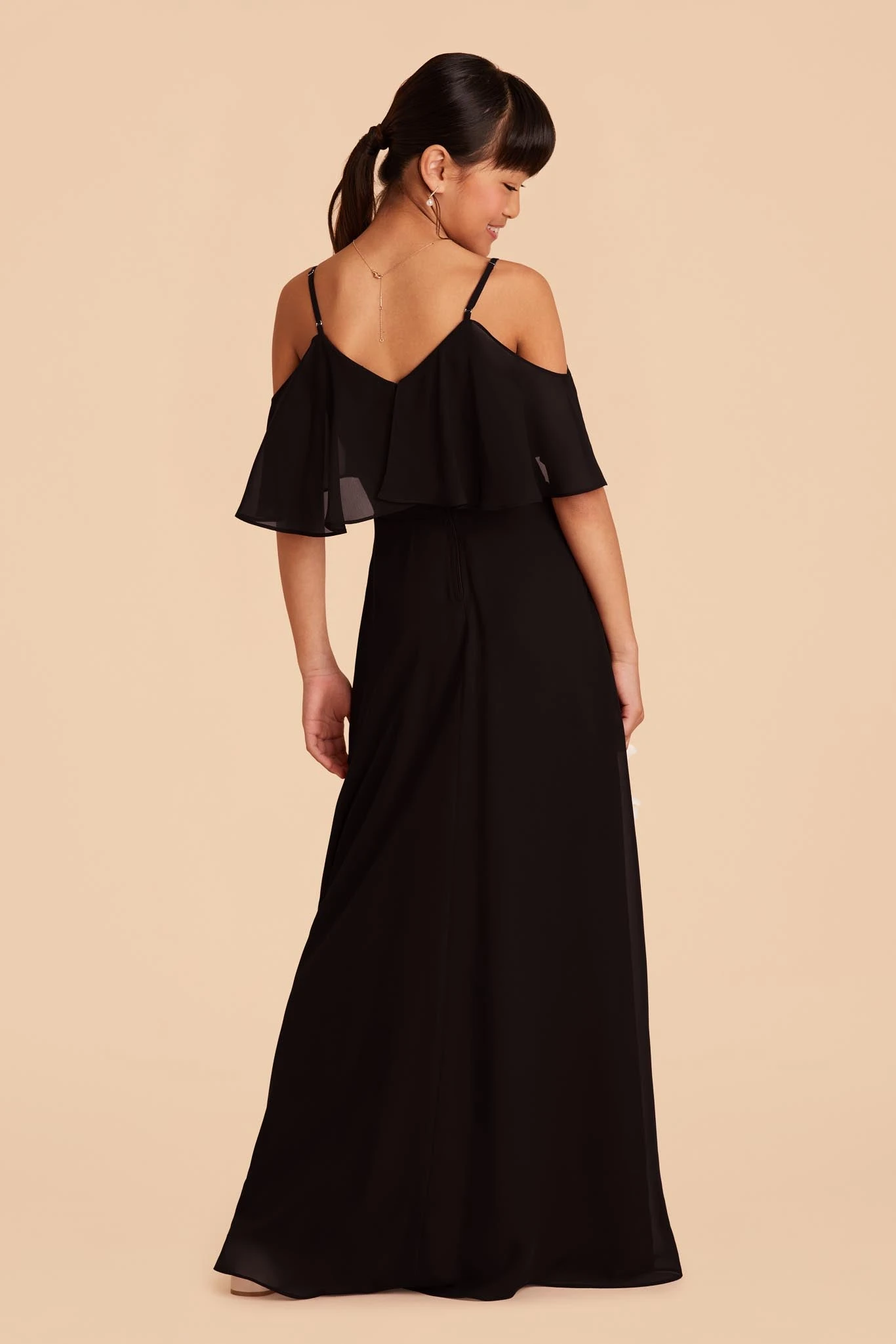 Janie Convertible Junior Dress - Black - Image 5