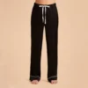 Jonny Satin Pajama Pants - Black