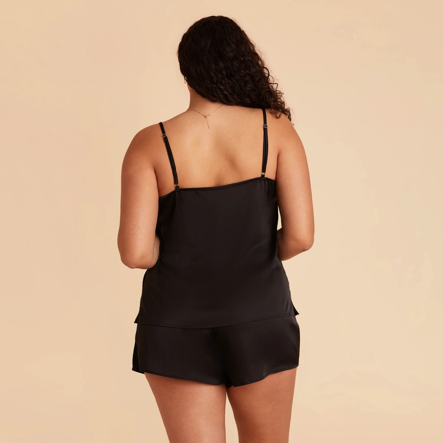 Olivia Cami And Shorts Set - Black - Image 15