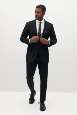 Classic Black Suit By SuitShop
