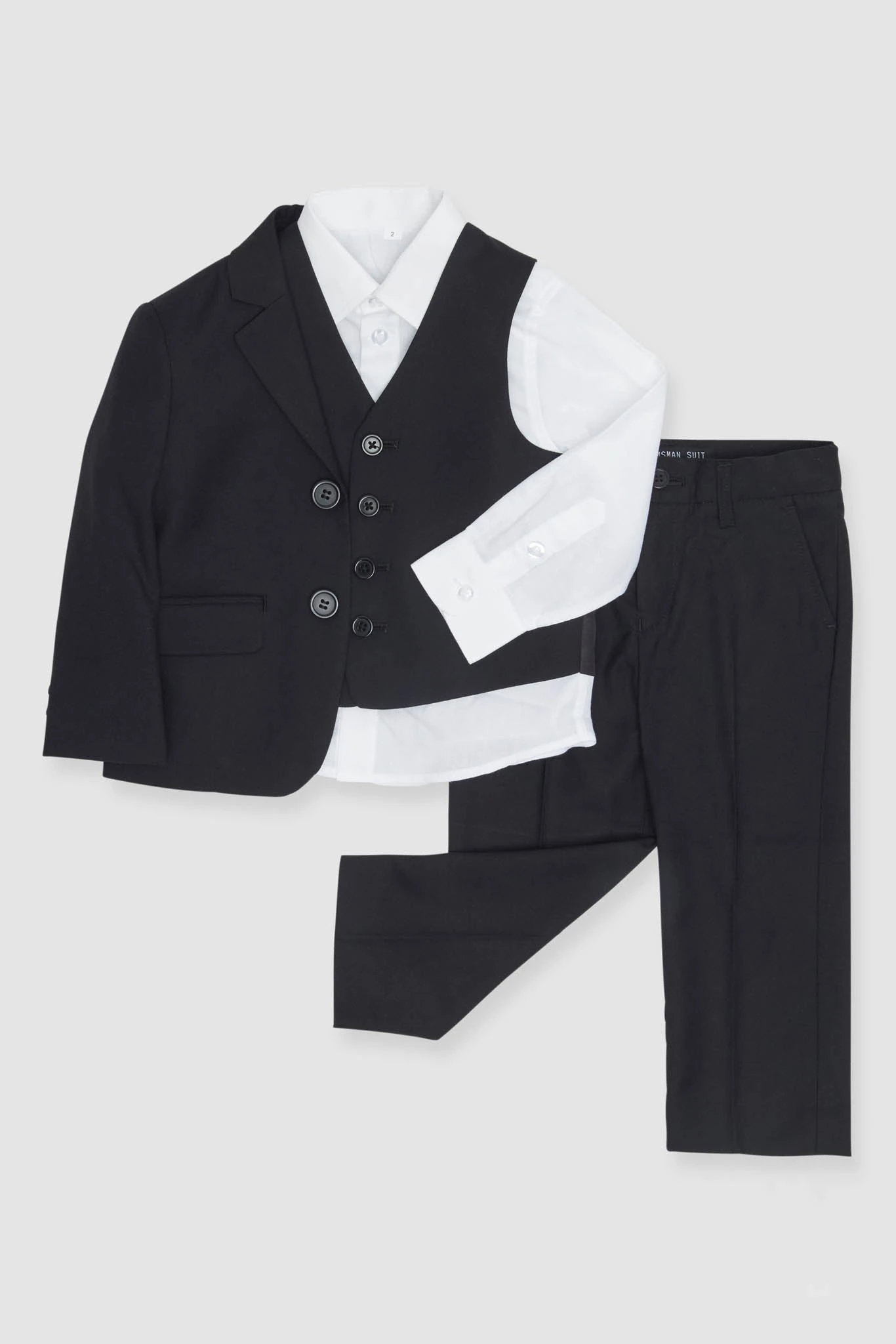Classic Black Kids Suit By SuitShop - Image 2