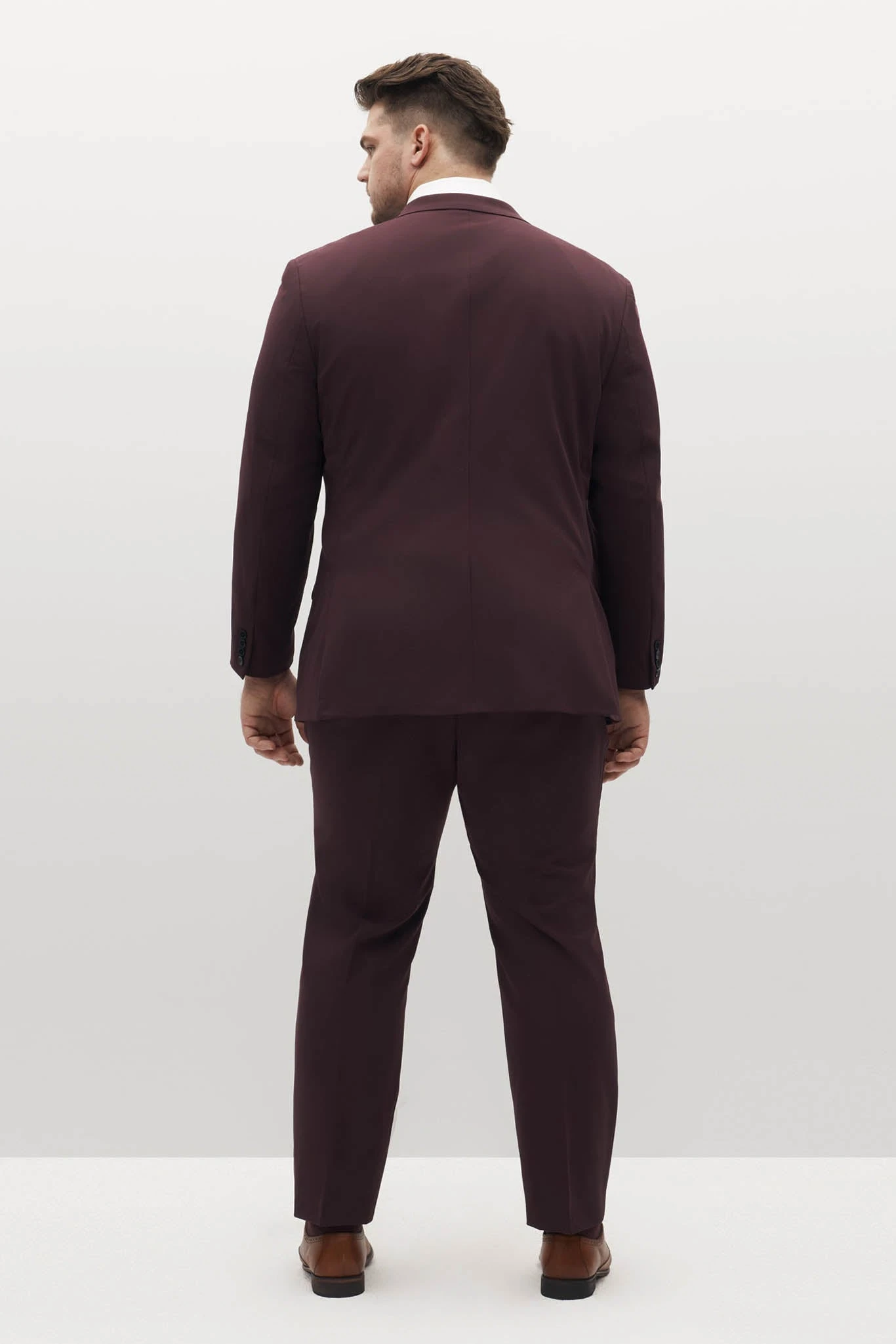 Burgundy Groomsman Suit By SuitShop - Image 7