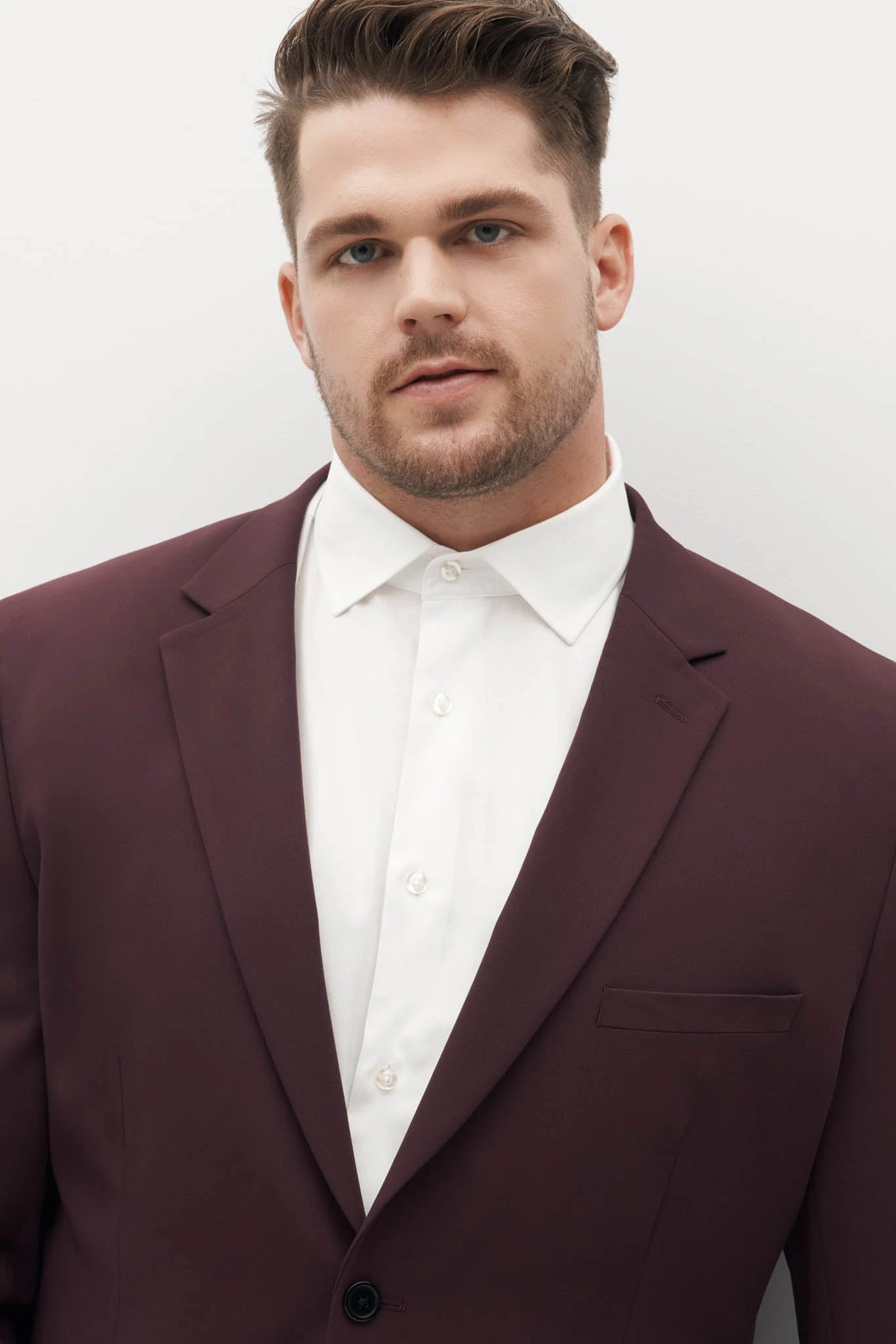 Burgundy Groomsman Suit By SuitShop - Image 5