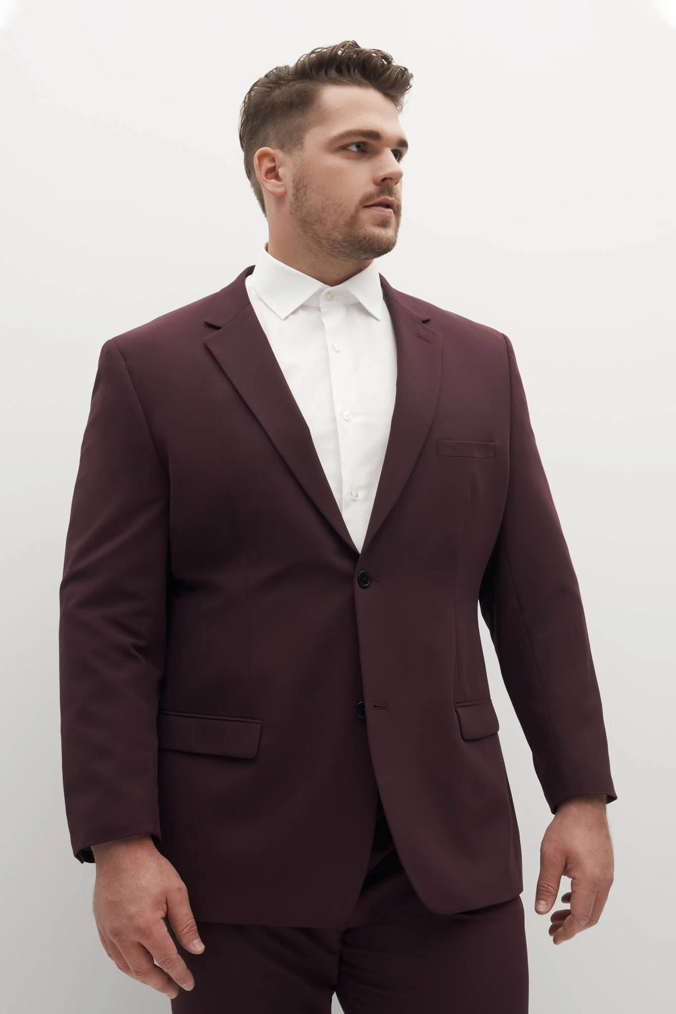 Burgundy Groomsman Suit By SuitShop - Image 6