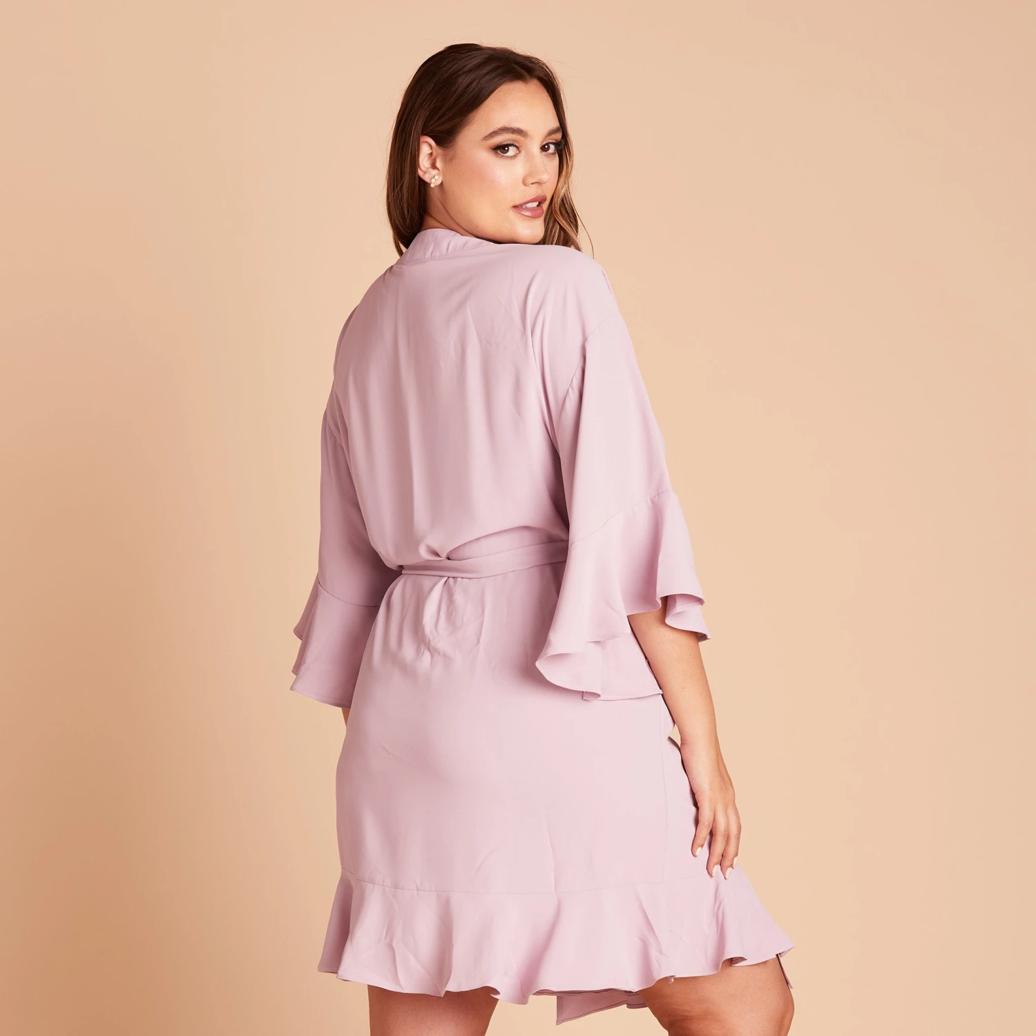Kenny Ruffle Robe - Lavender - Image 9