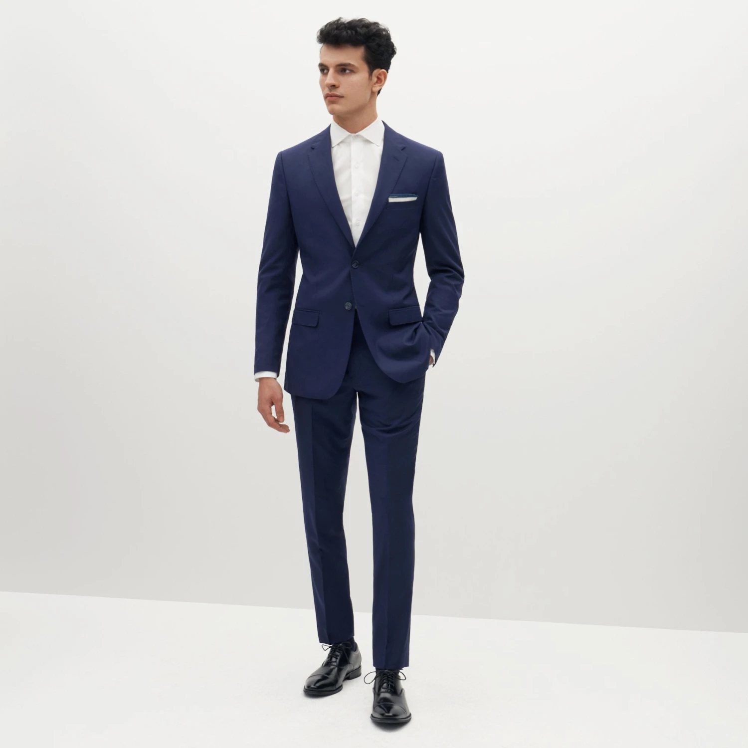 Brilliant Blue Suit Pants By SuitShop - Image 5