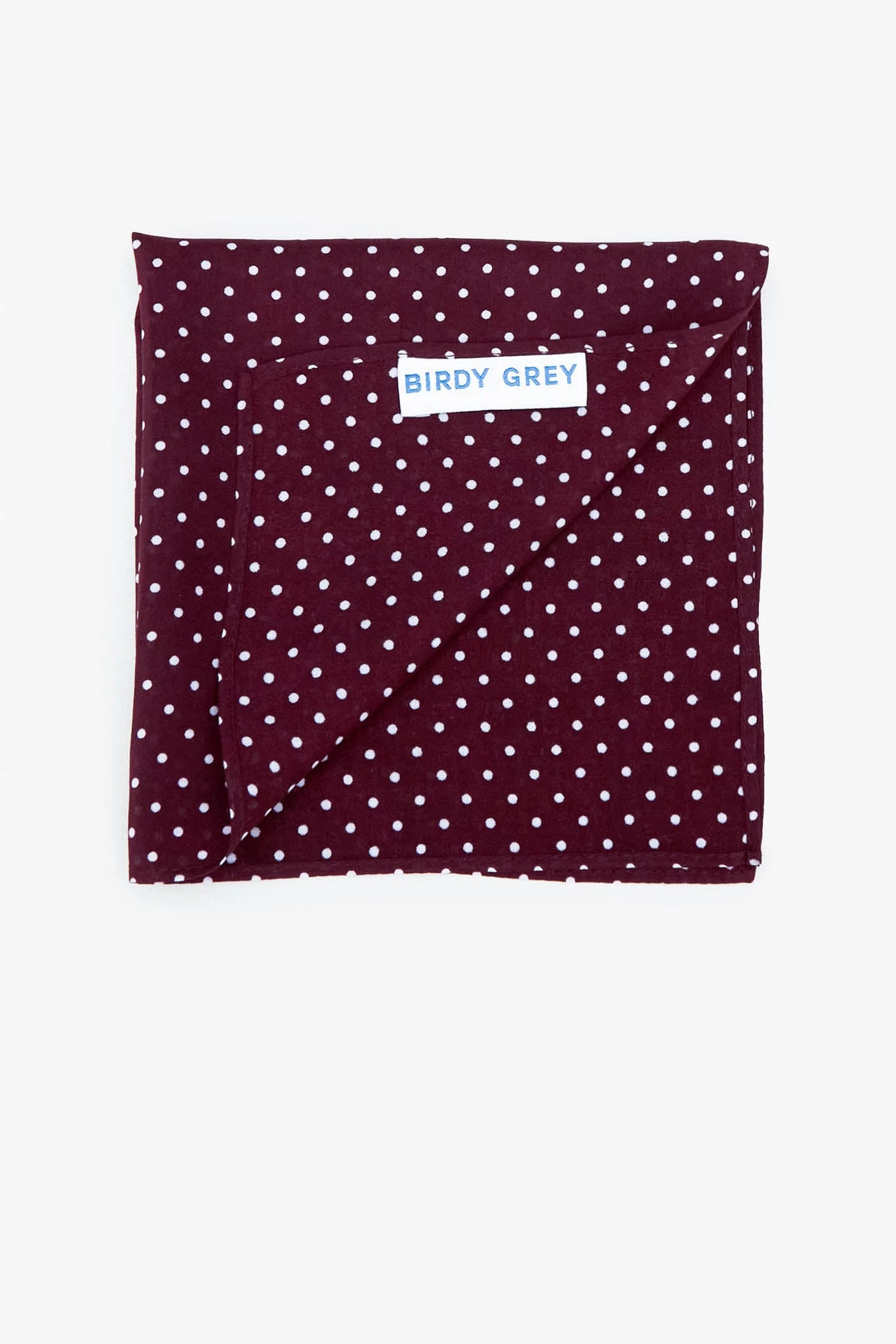 Didi Pocket Square - Cabernet Dot - Image 2