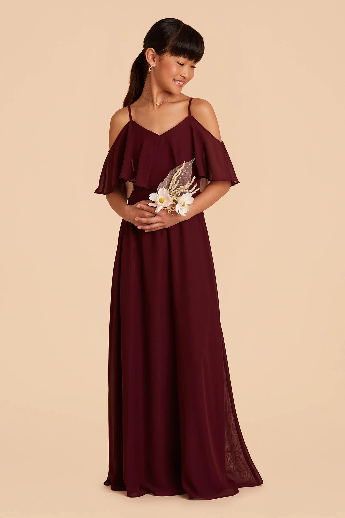 Janie Convertible Junior Dress - Cabernet - Image 7