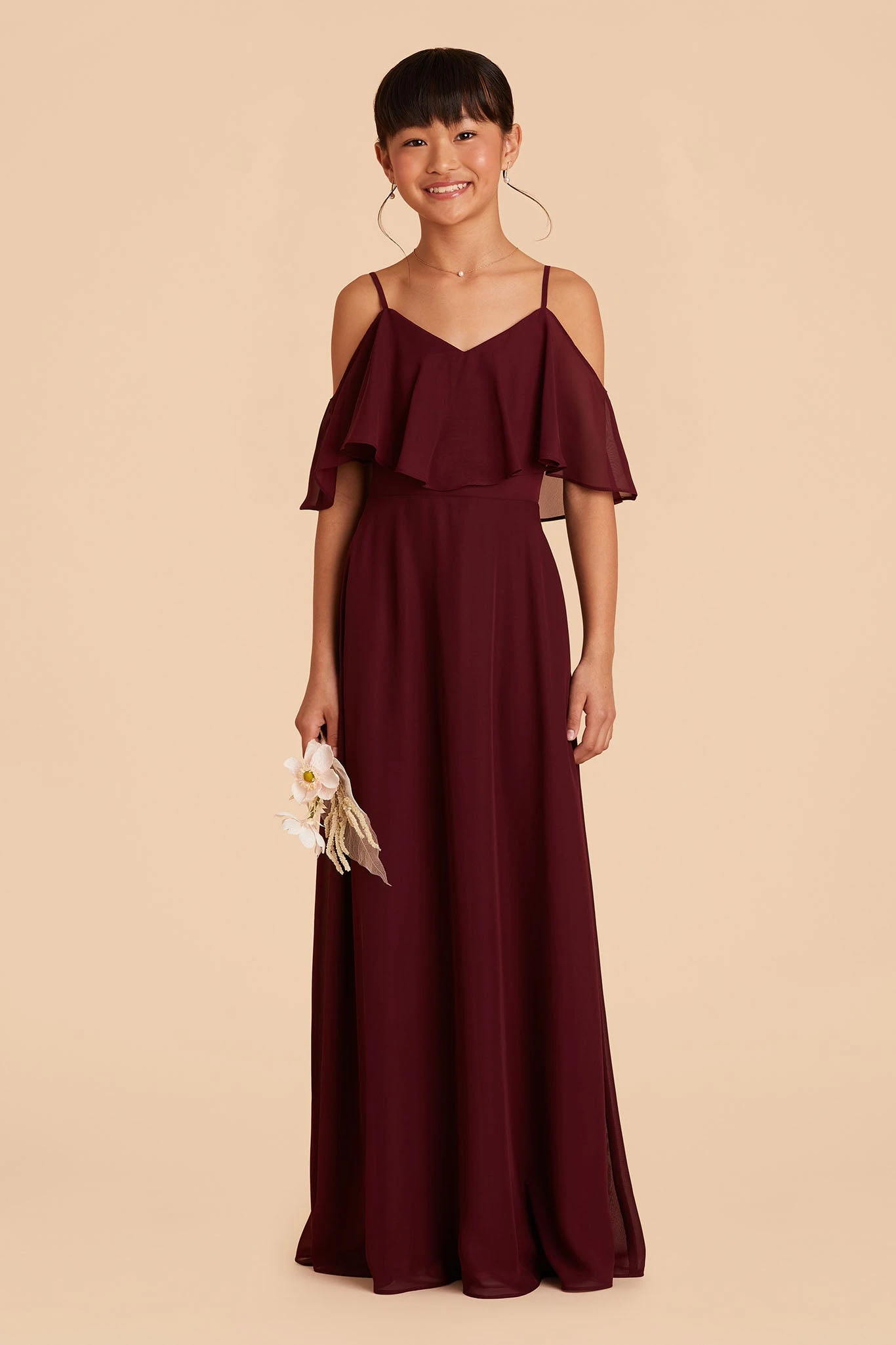 Janie Convertible Junior Dress - Cabernet - Image 12