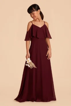 Janie Convertible Junior Dress - Cabernet