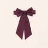 Liz Flower Girl Sash - Cabernet