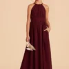 Sienna Junior Dress - Cabernet