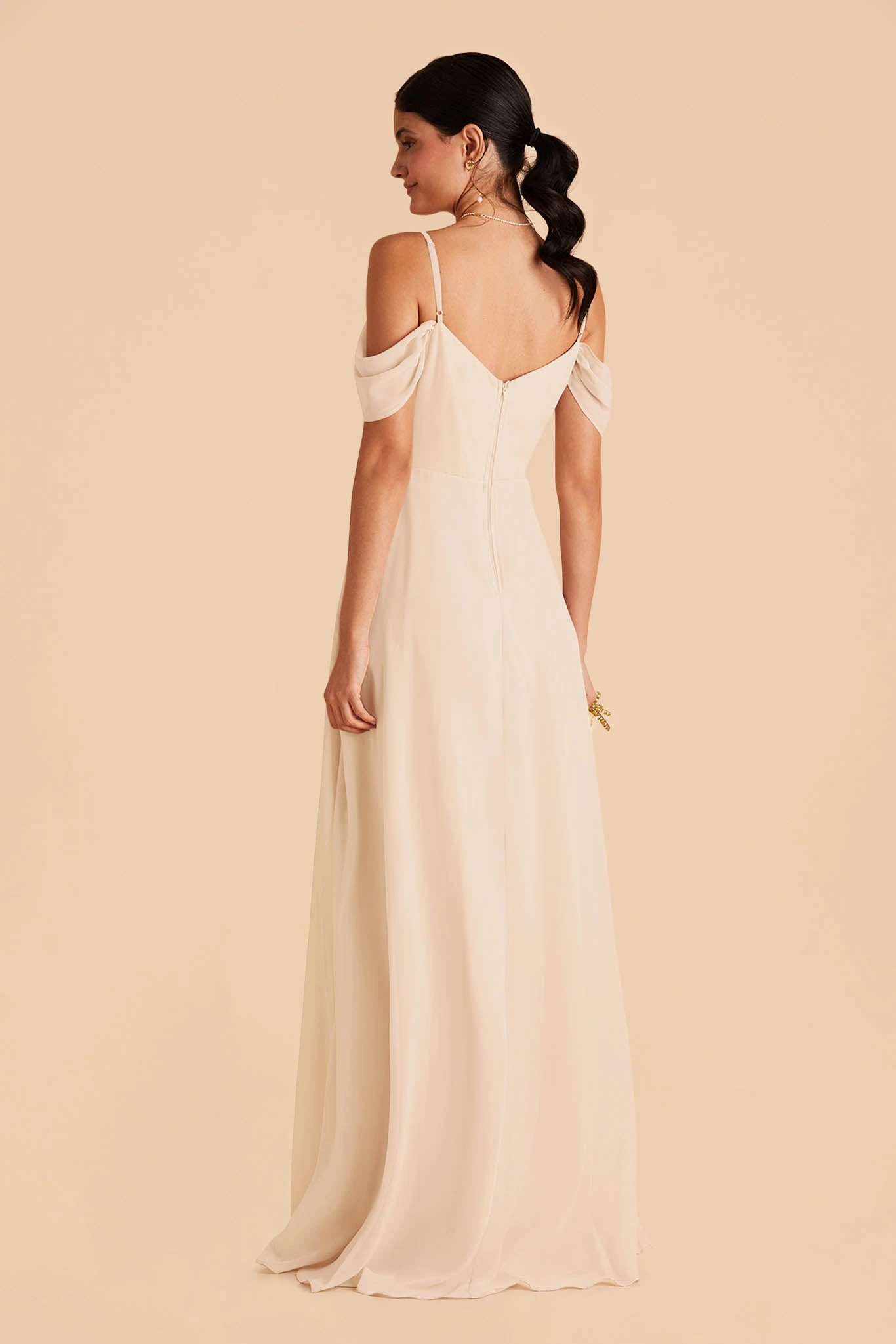 Devin Convertible Dress - Champagne - Image 6