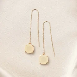 Freddie Threader Earrings - Champagne