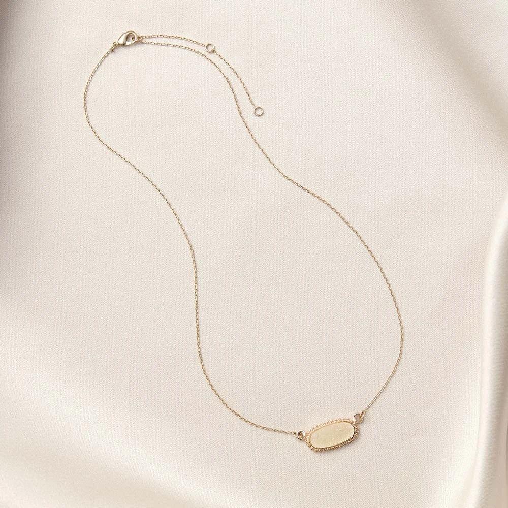 Presley Charm Necklace - Champagne - Image 4