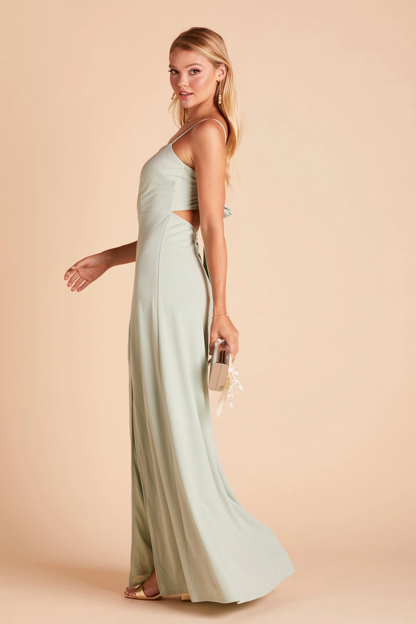 Benny Crepe Dress - Sage - Image 7