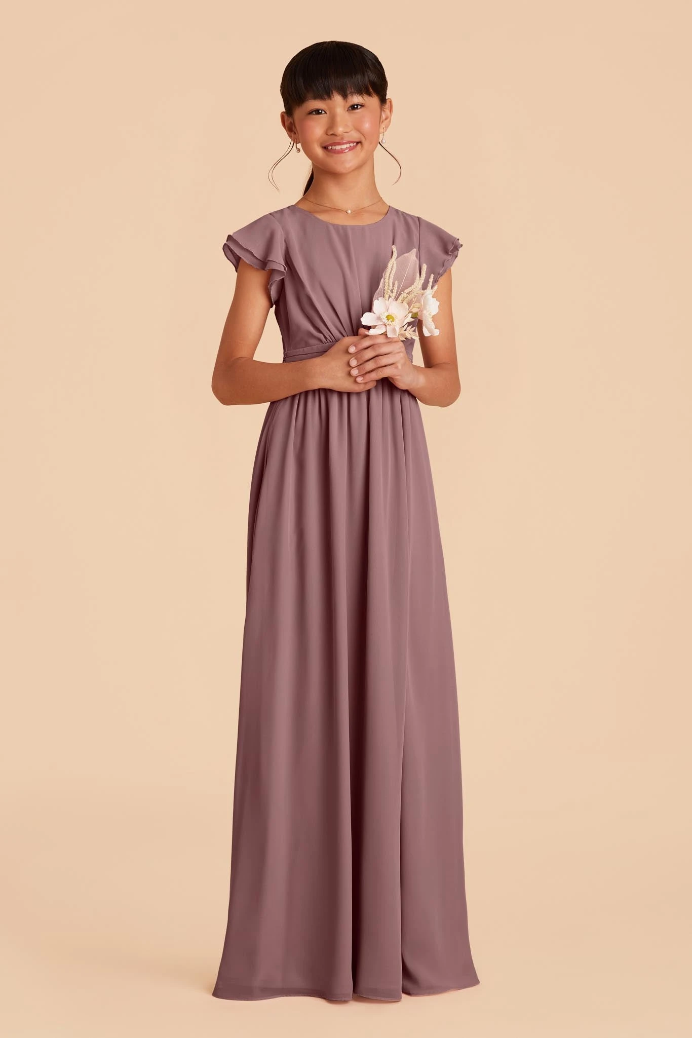 Celine Junior Dress - Dark Mauve - Image 3