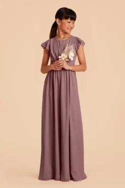 Celine Junior Dress - Dark Mauve