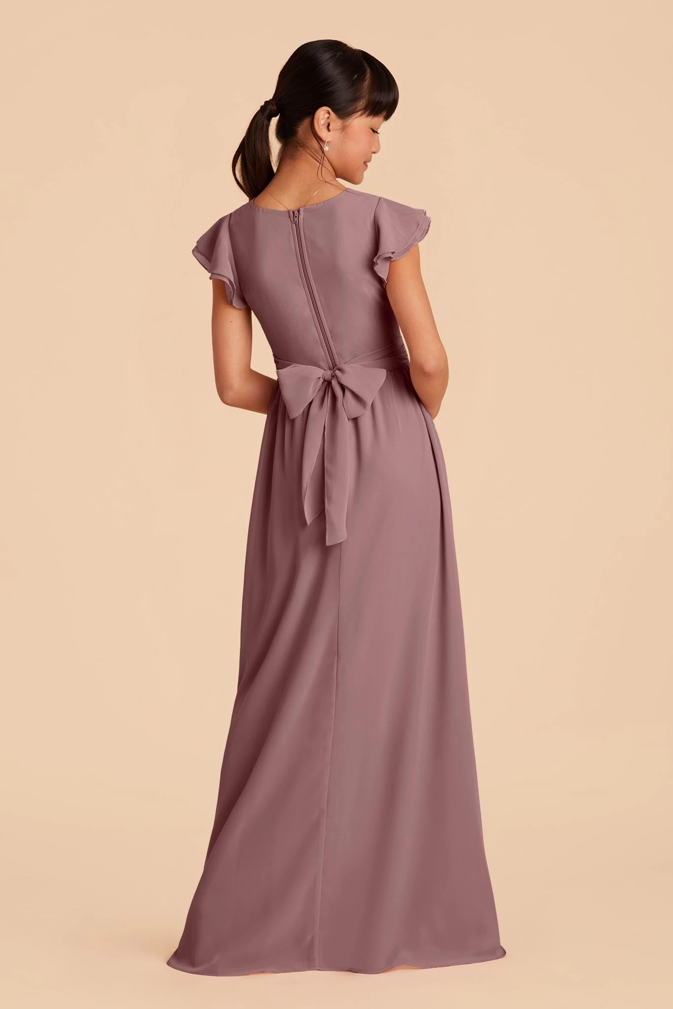 Celine Junior Dress - Dark Mauve - Image 2