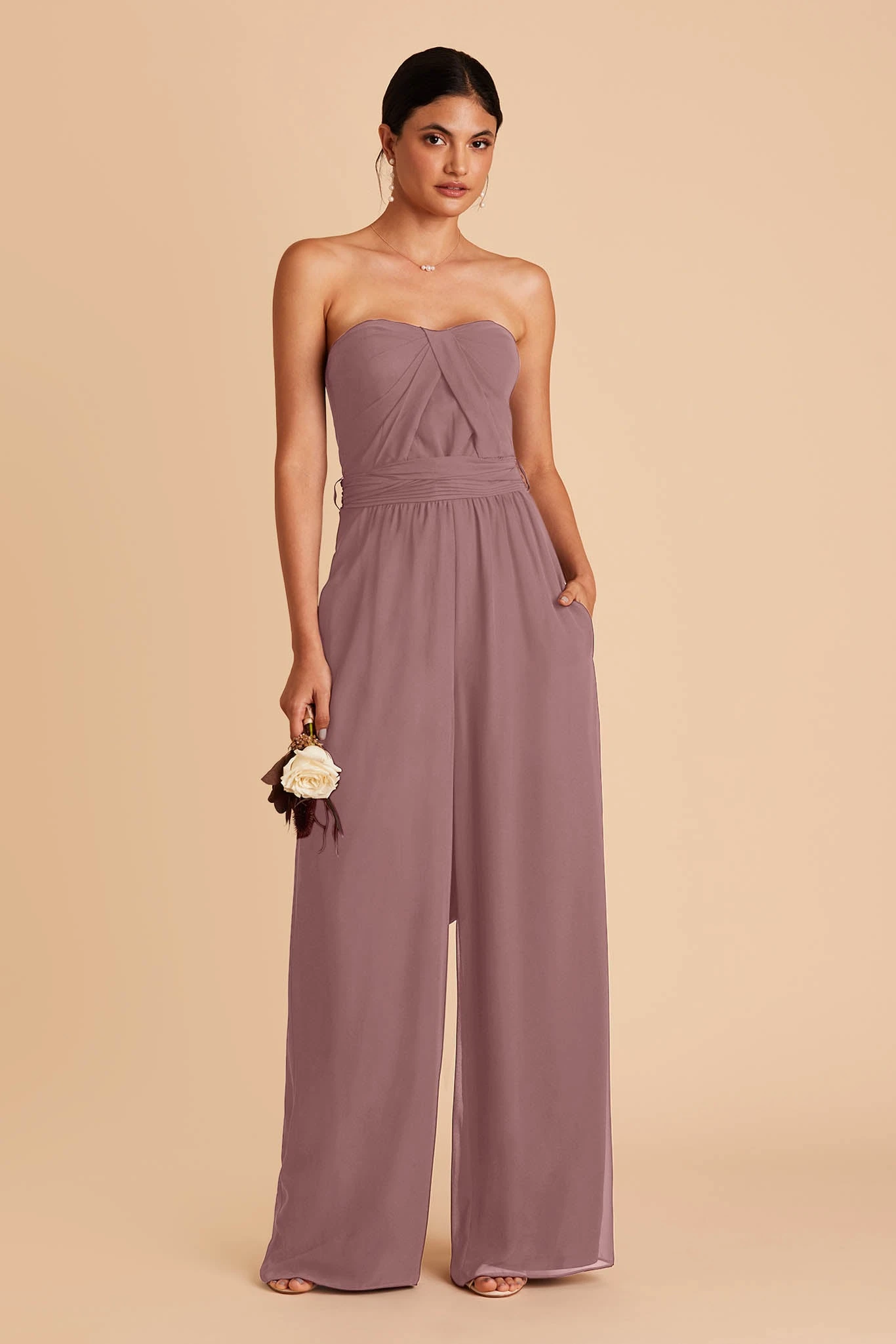 Gigi Convertible Jumpsuit - Dark Mauve