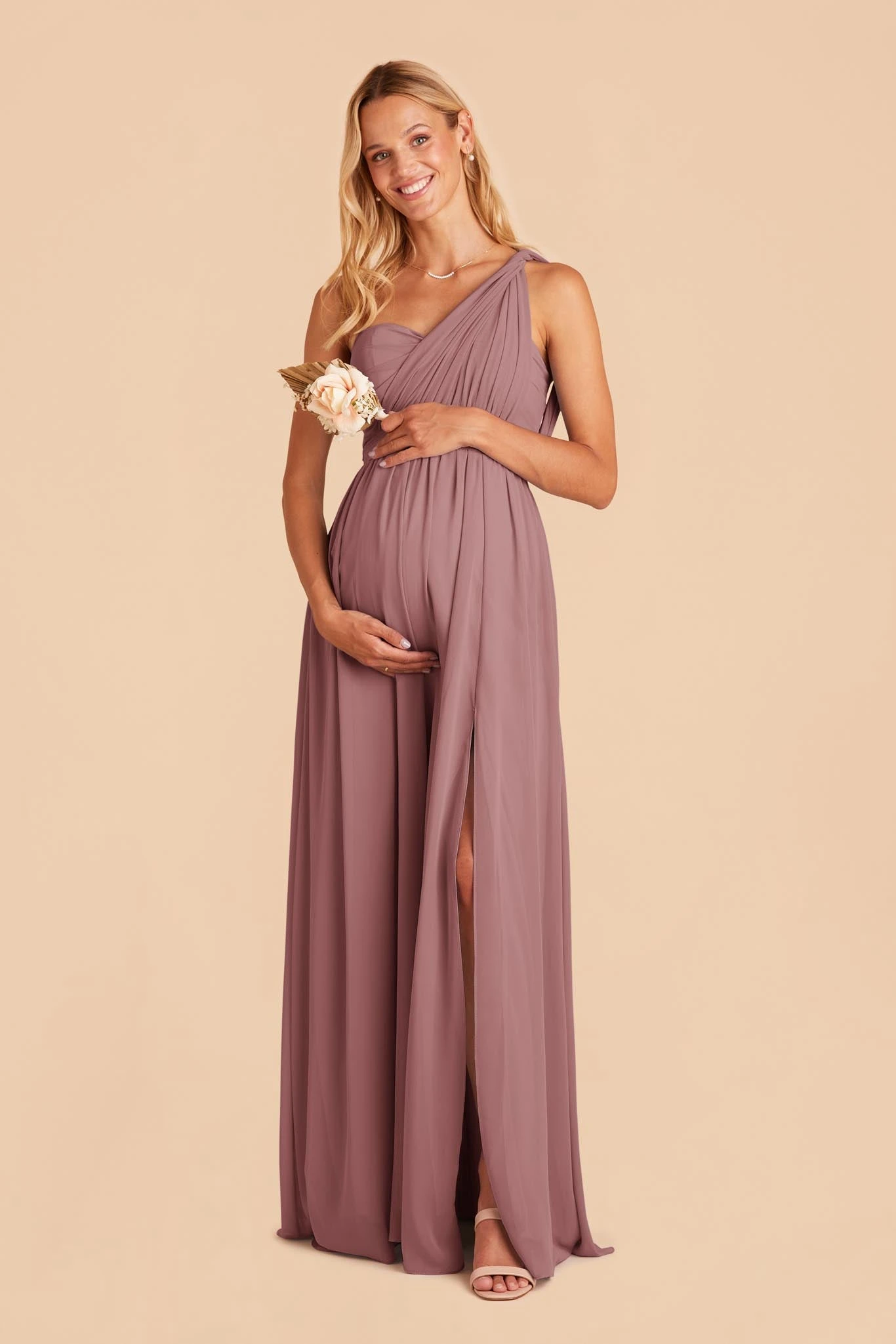 Grace Convertible Dress - Dark Mauve - Image 7