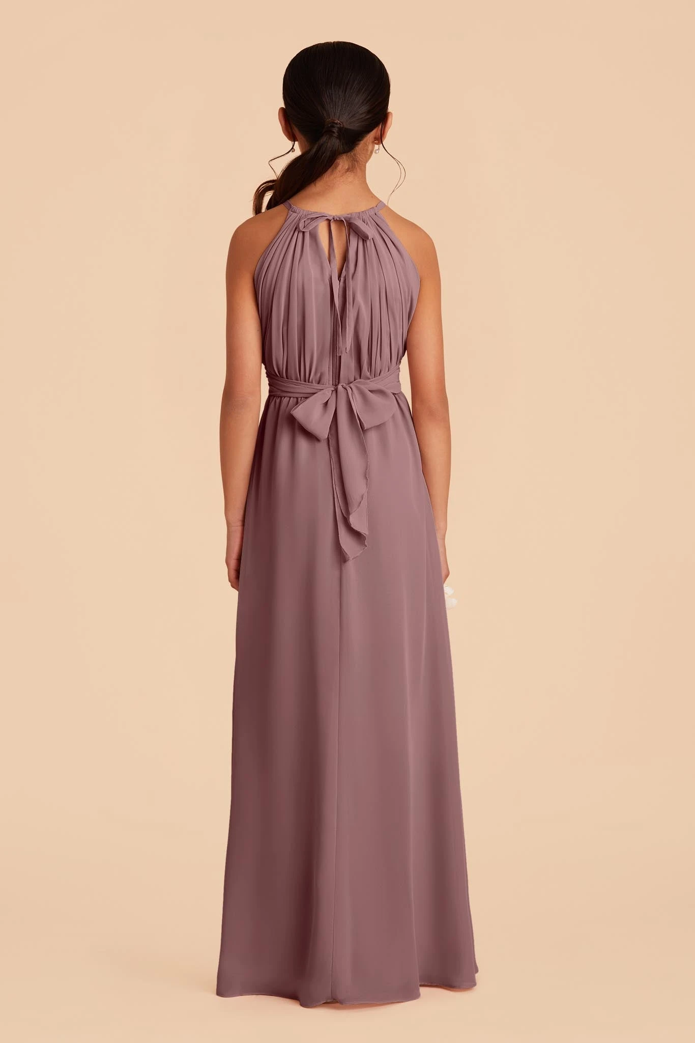 Sienna Junior Dress - Dark Mauve - Image 5