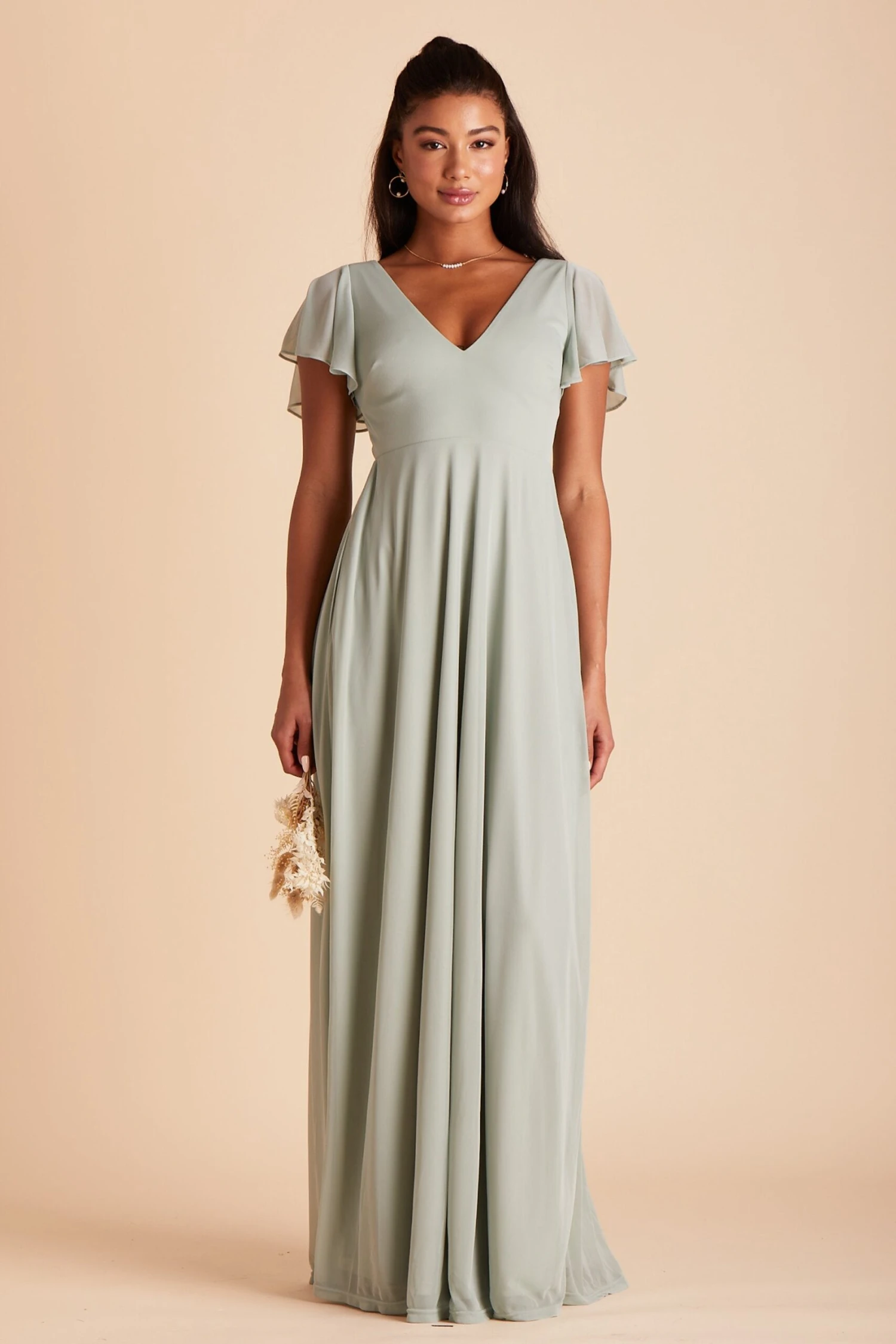 Hannah Dress - Sage - Image 5