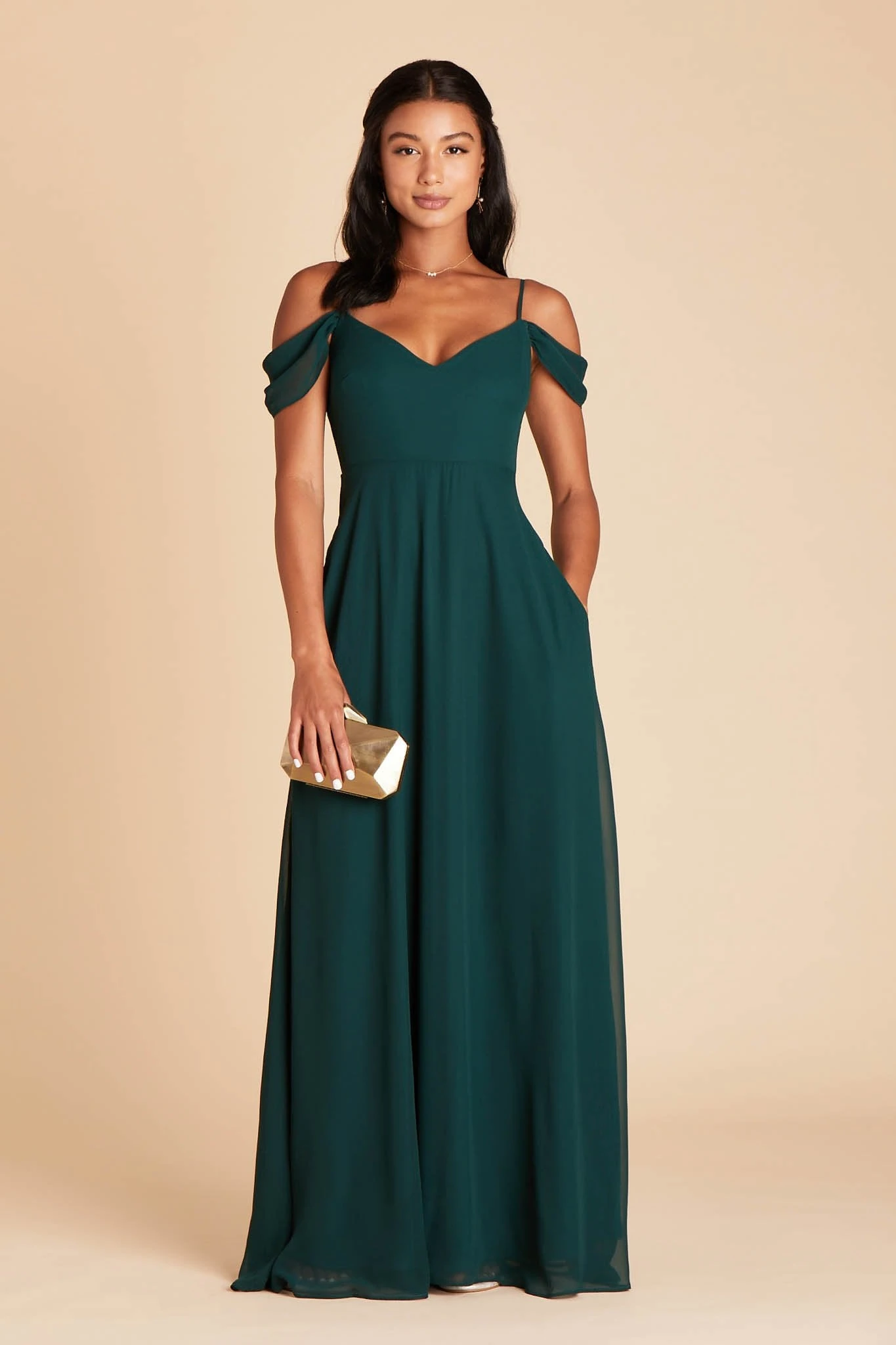 Devin Convertible Dress - Emerald - Image 8