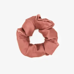 Cat Satin Scrunchie - Desert Rose