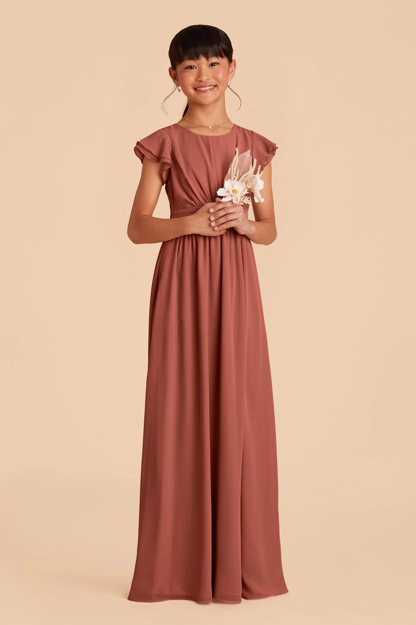 Celine Junior Dress - Desert Rose - Image 3