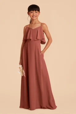 Janie Convertible Junior Dress - Desert Rose