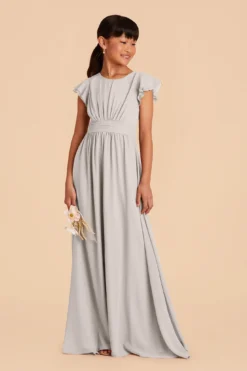 Celine Junior Dress - Dove Gray