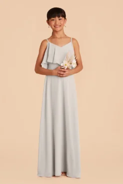 Janie Convertible Junior Dress - Dove Gray