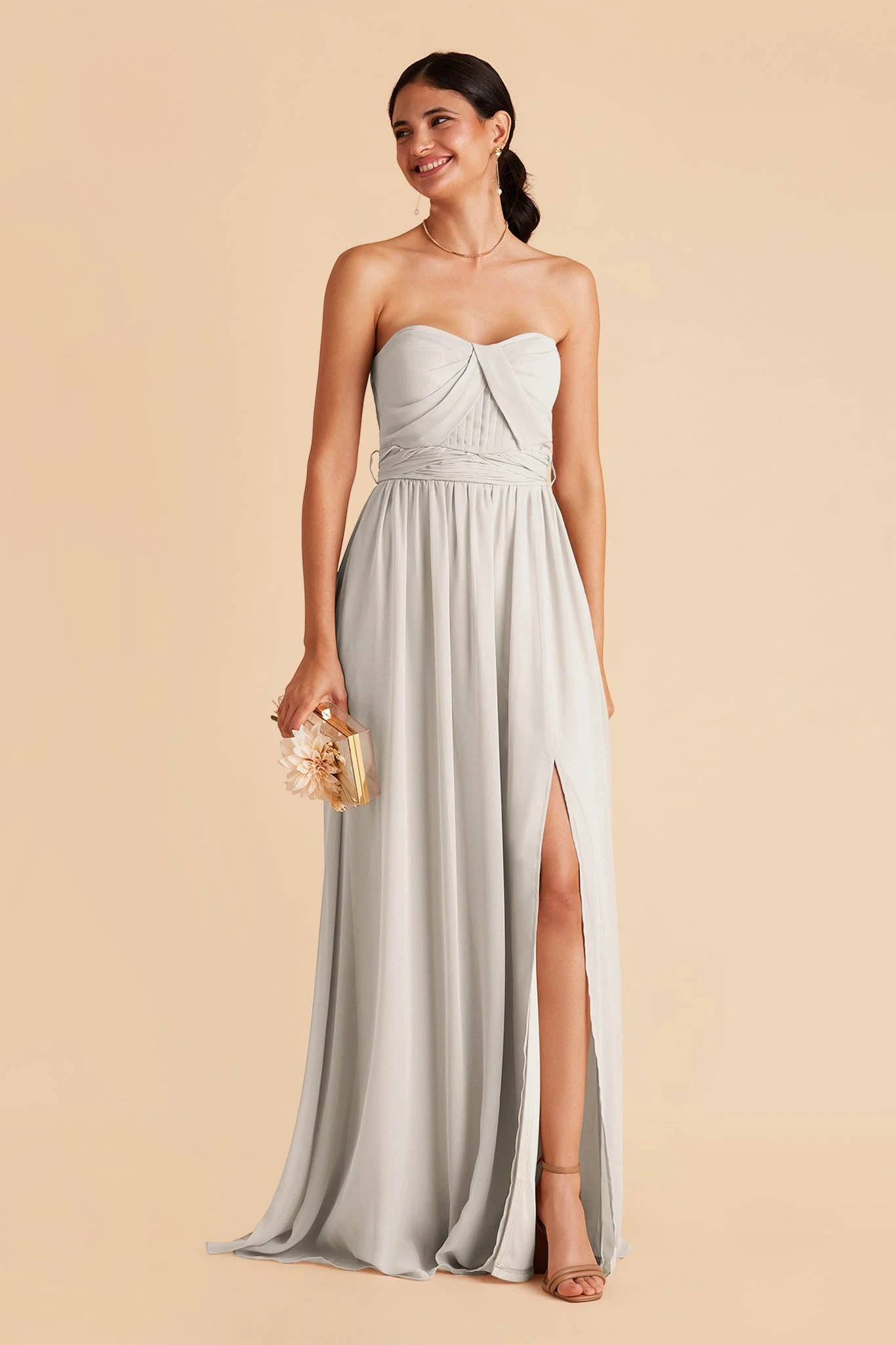 Grace Convertible Dress - Dove Gray - Image 6