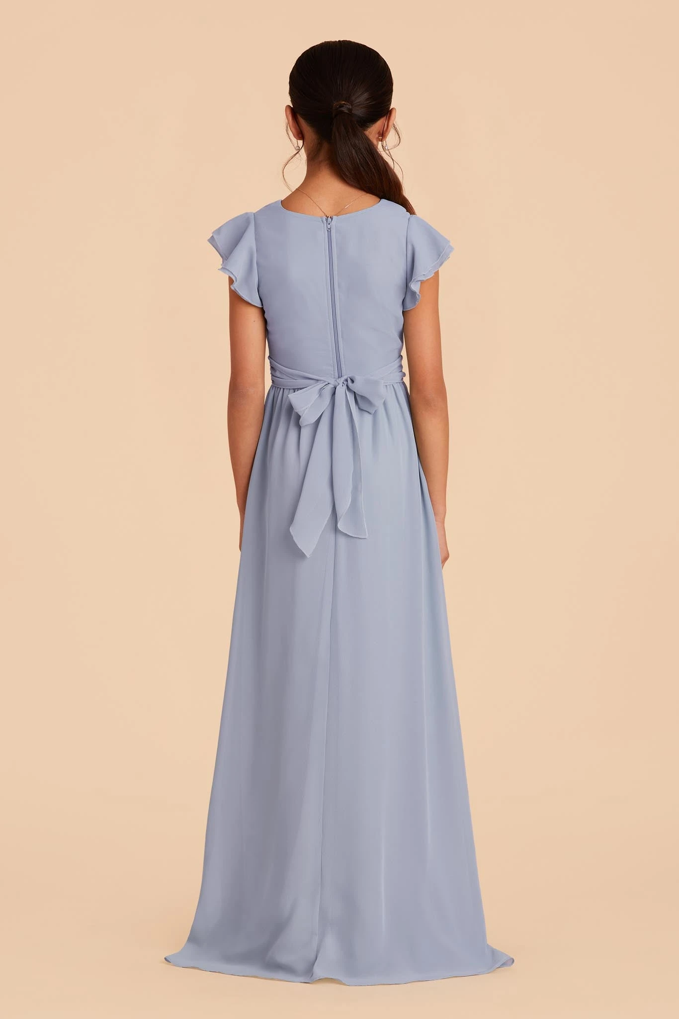 Celine Junior Dress - Dusty Blue - Image 4