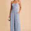 Gigi Convertible Jumpsuit - Dusty Blue