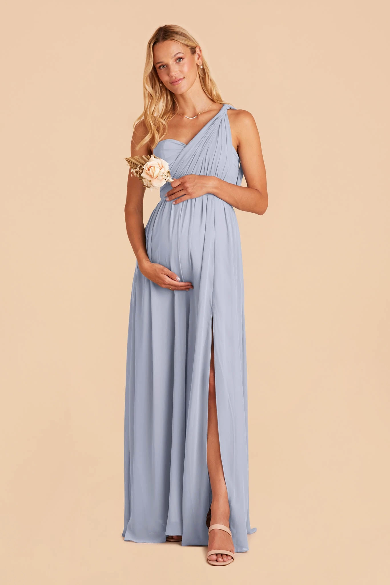Grace Convertible Dress - Dusty Blue - Image 5