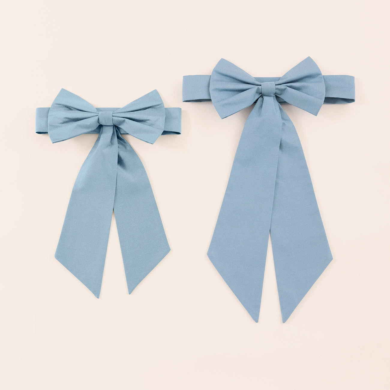 Liz Flower Girl Sash - Dusty Blue - Image 3