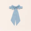 Liz Flower Girl Sash - Dusty Blue