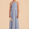 Sienna Junior Dress - Dusty Blue