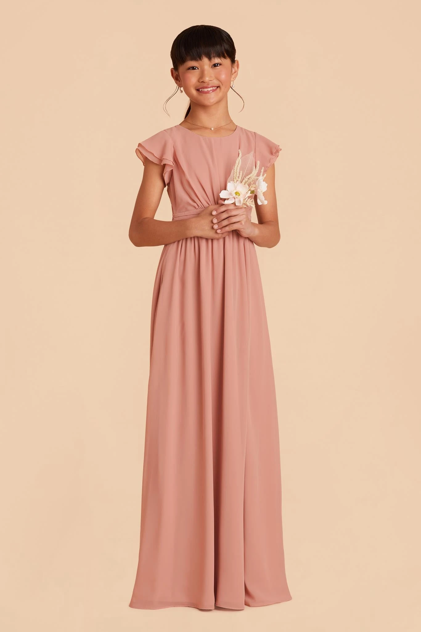 Celine Junior Dress - Dusty Rose - Image 2