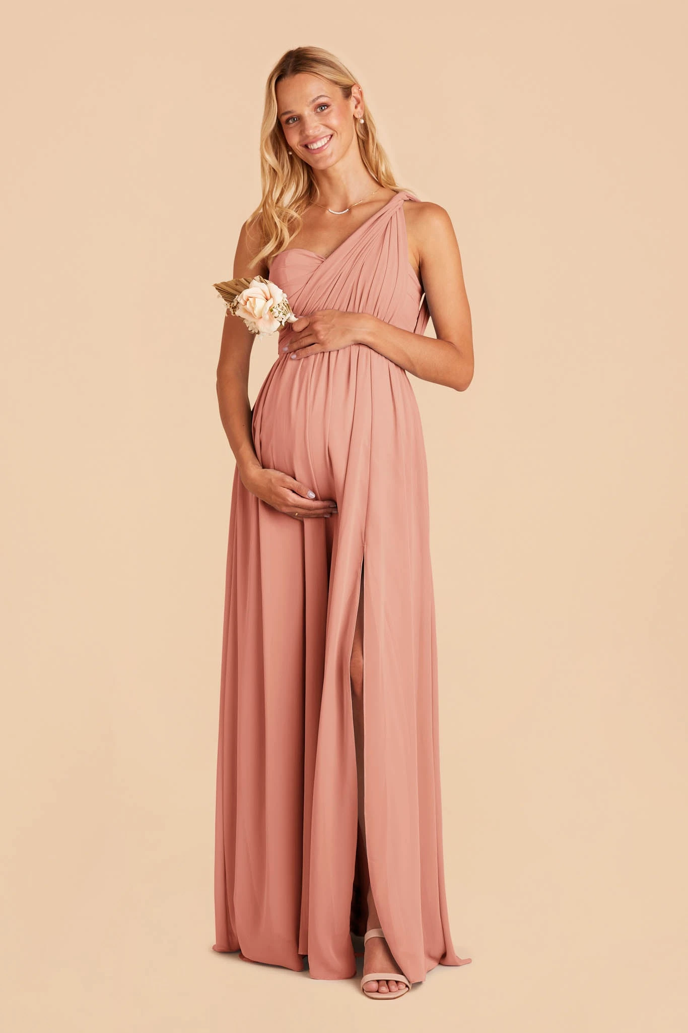 Grace Convertible Dress - Dusty Rose - Image 5