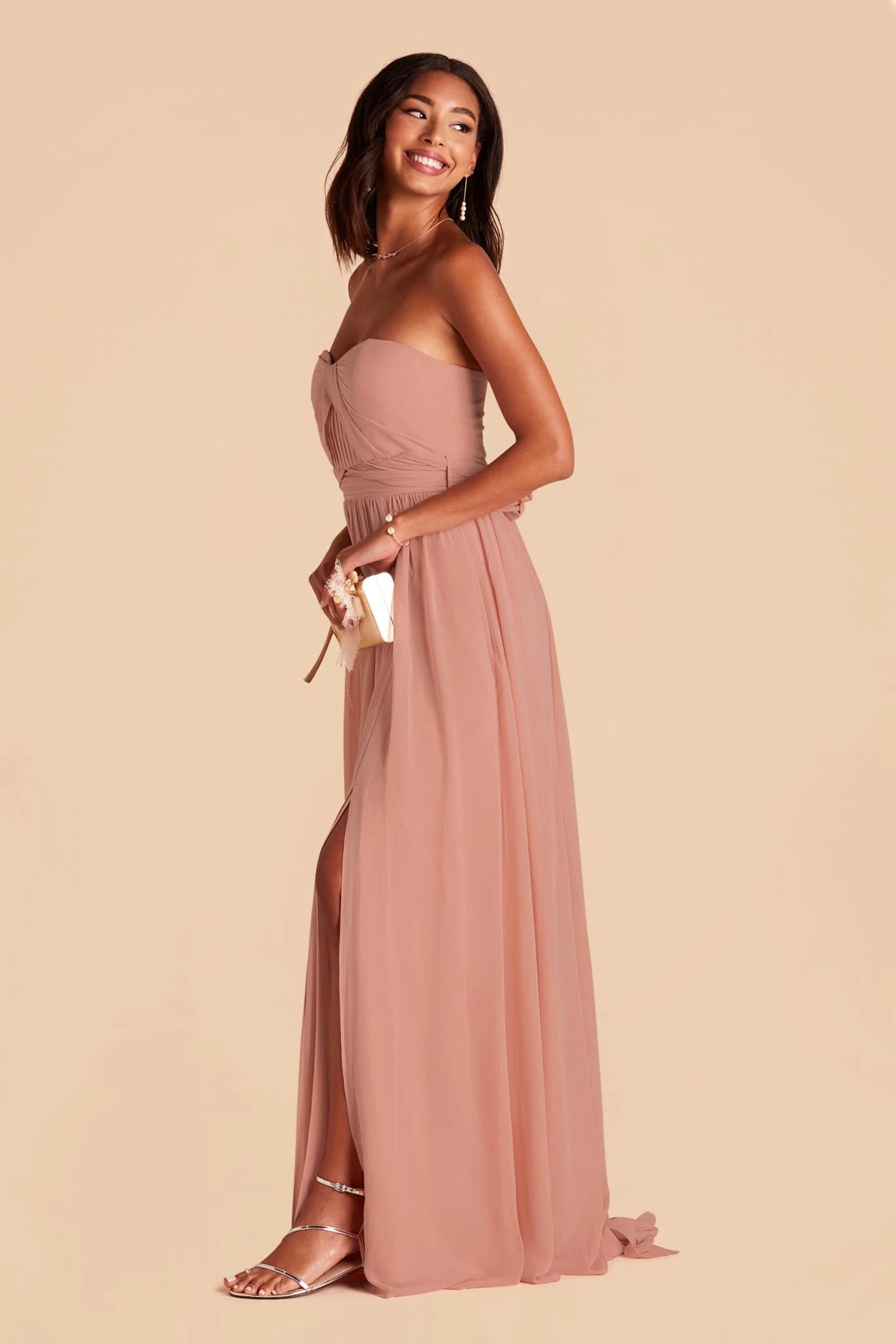 Grace Convertible Dress - Dusty Rose - Image 4